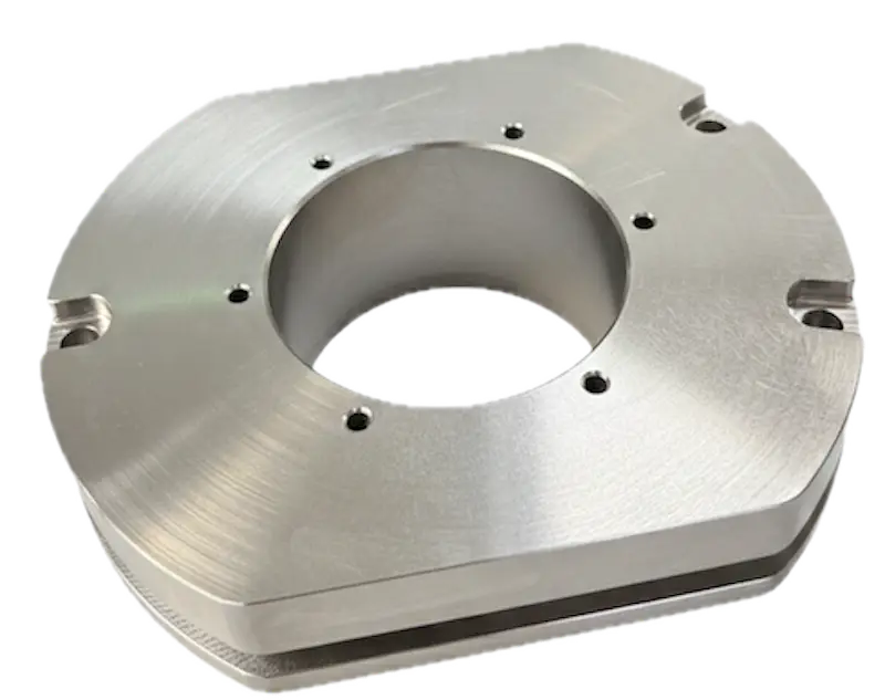 Precision CNC machined stainless steel component
