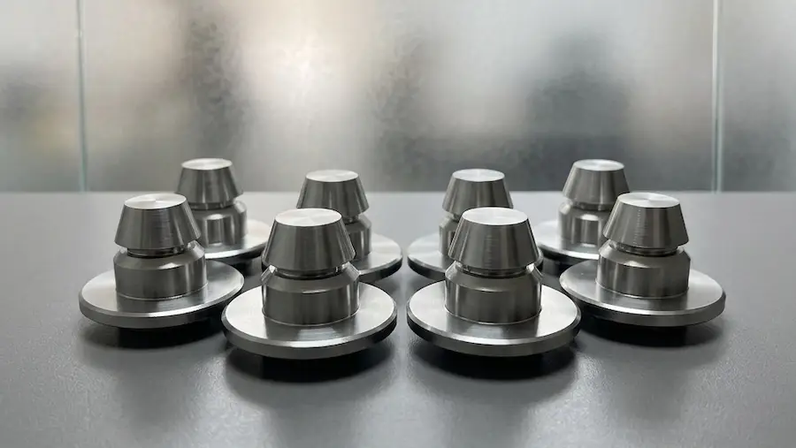 Custom CNC turned metal components for industrial applications
