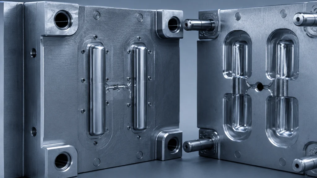 Injection moulding process for technical plastic components