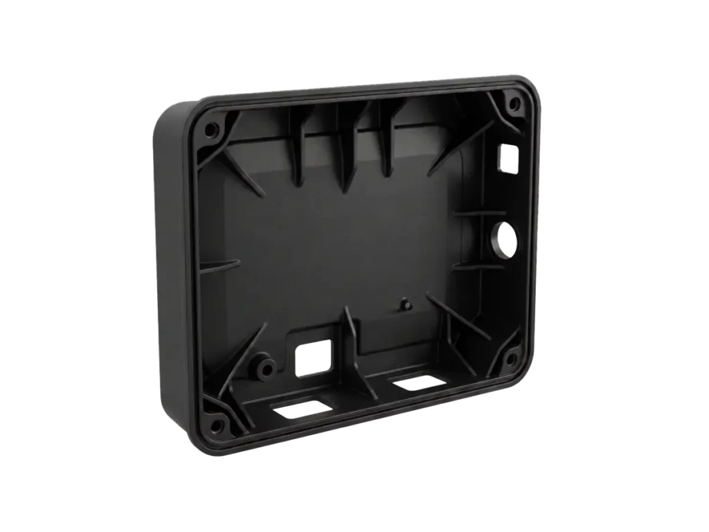 CAD render of an injection-moulded ABS industrial cover
