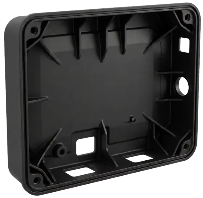 CAD render of an injection-moulded ABS industrial cover